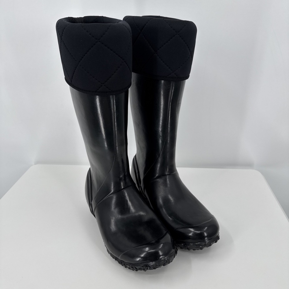 Bogs Black Quilted Rain Boots - Picture 11 of 11